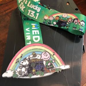 Finisher's Medal From The "Snoopy's Lucky 5K/10K/13.1"